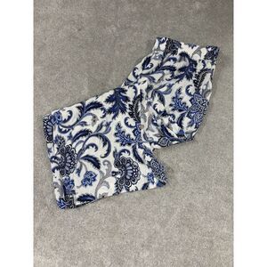 Fat Face Multi Colour Paisley Print Palazzo Trousers ElasiWaist Size Us 18 UK 14